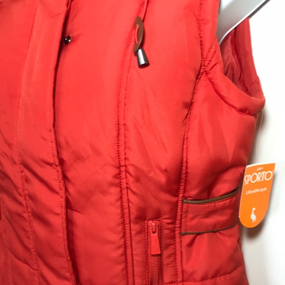 sporto red jacket